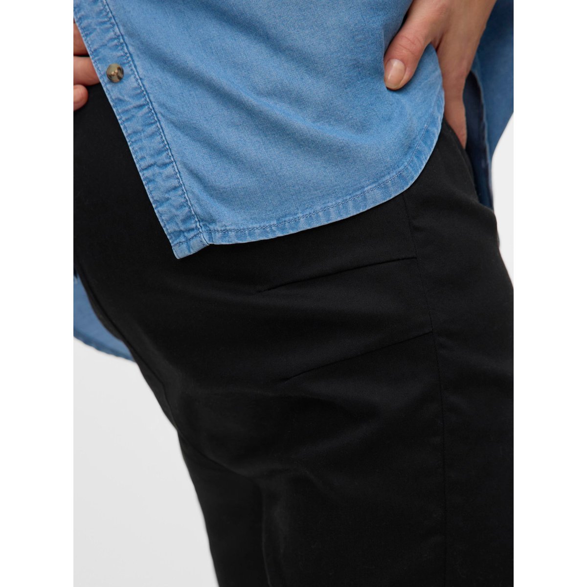 Pantalon noire - black, MAMA LICIOUS