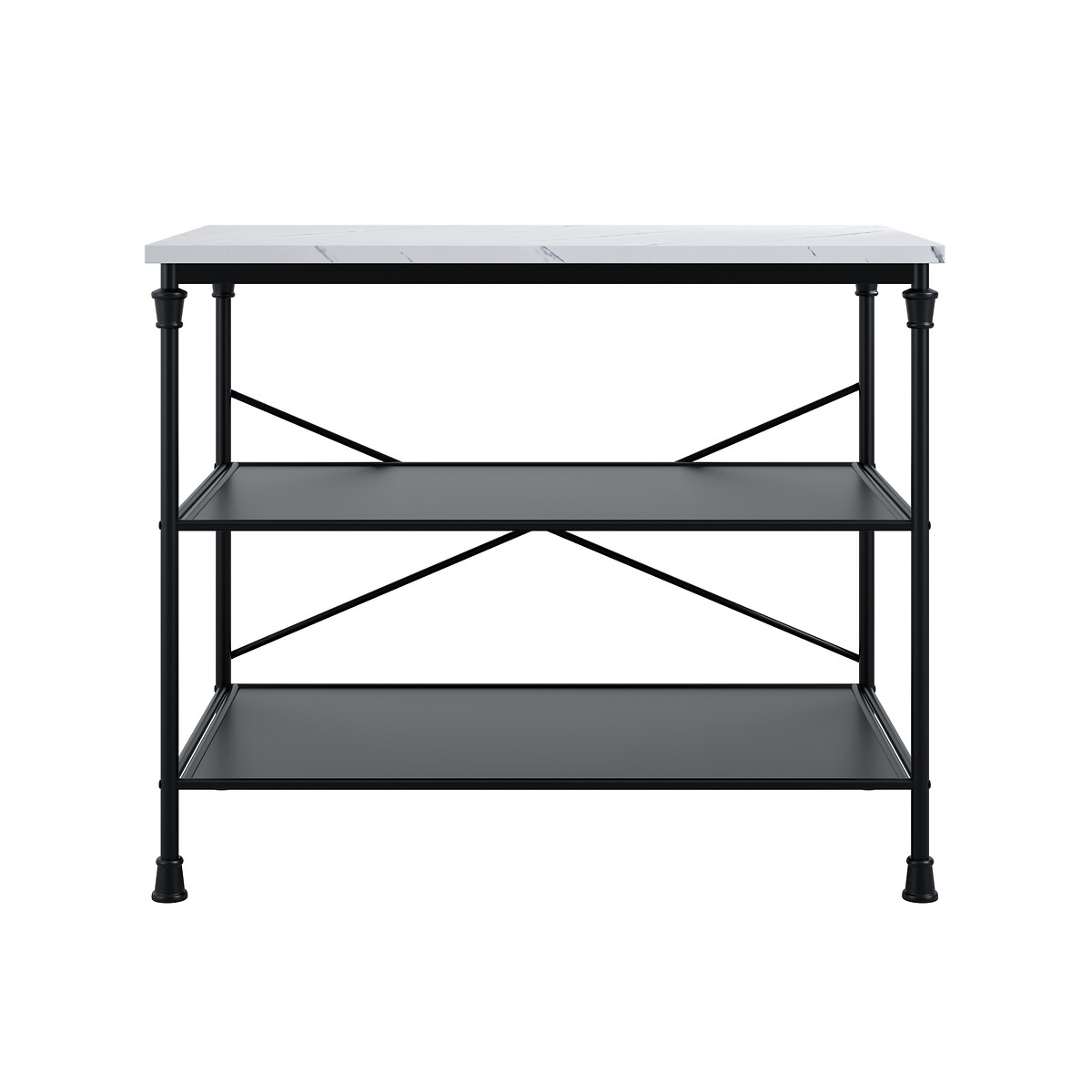 Valentina Marble Kitchen Console white marble, ÉDITÉ