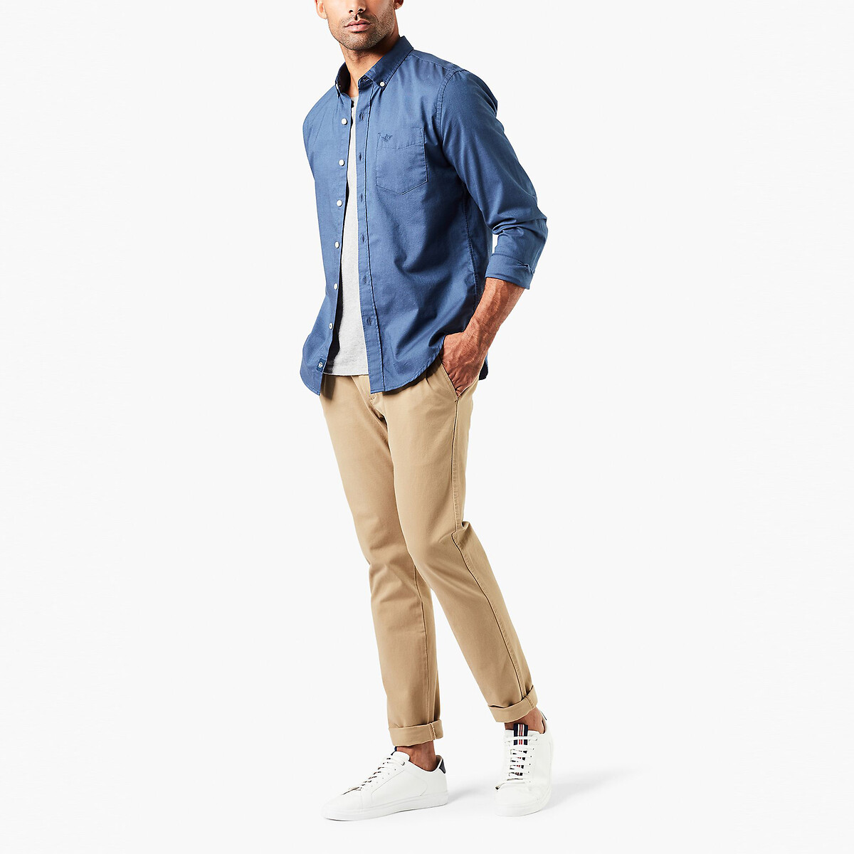 Calças Ultimate Chino skinny bege, DOCKERS