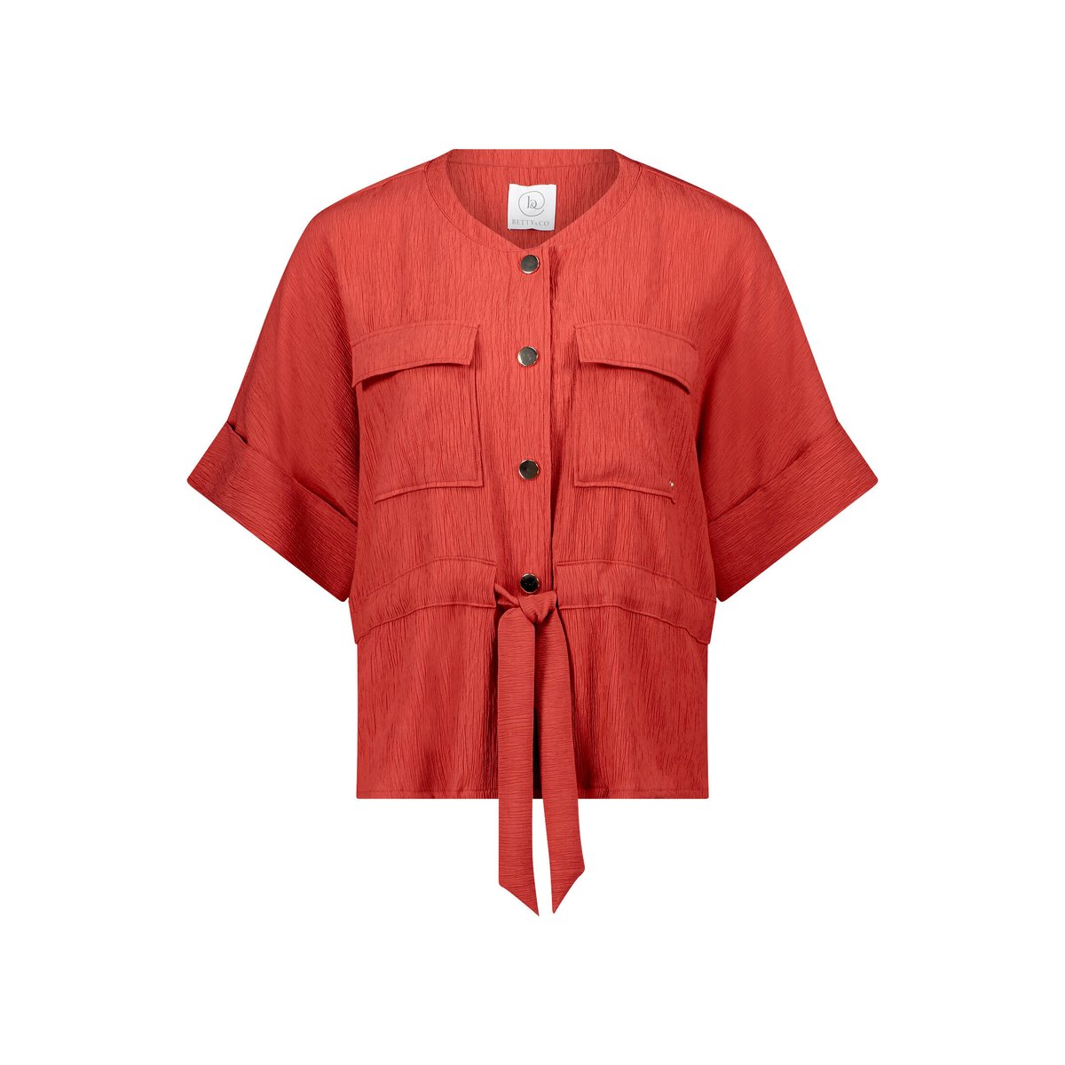 Veste casual à poches rouge foncé, BETTY & CO