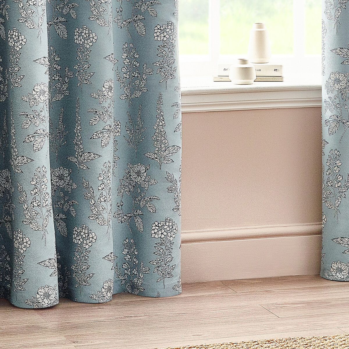 Sophia Eyelet Curtains blue, WYLDER
