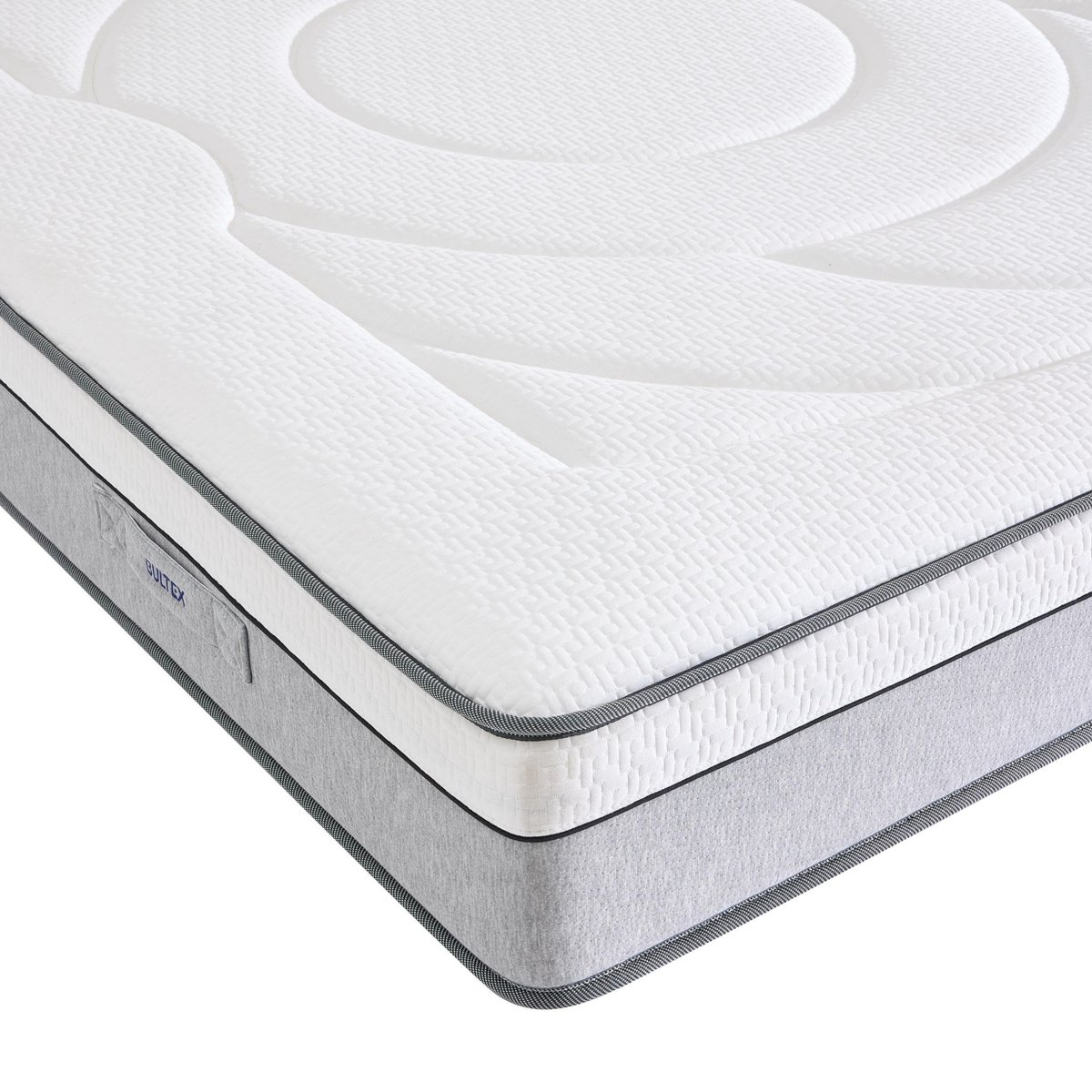 Ensemble matelas hybride ferme Restore + 2 oreillers Memo 3-en-1 offerts - Restore couleur unique, BULTEX