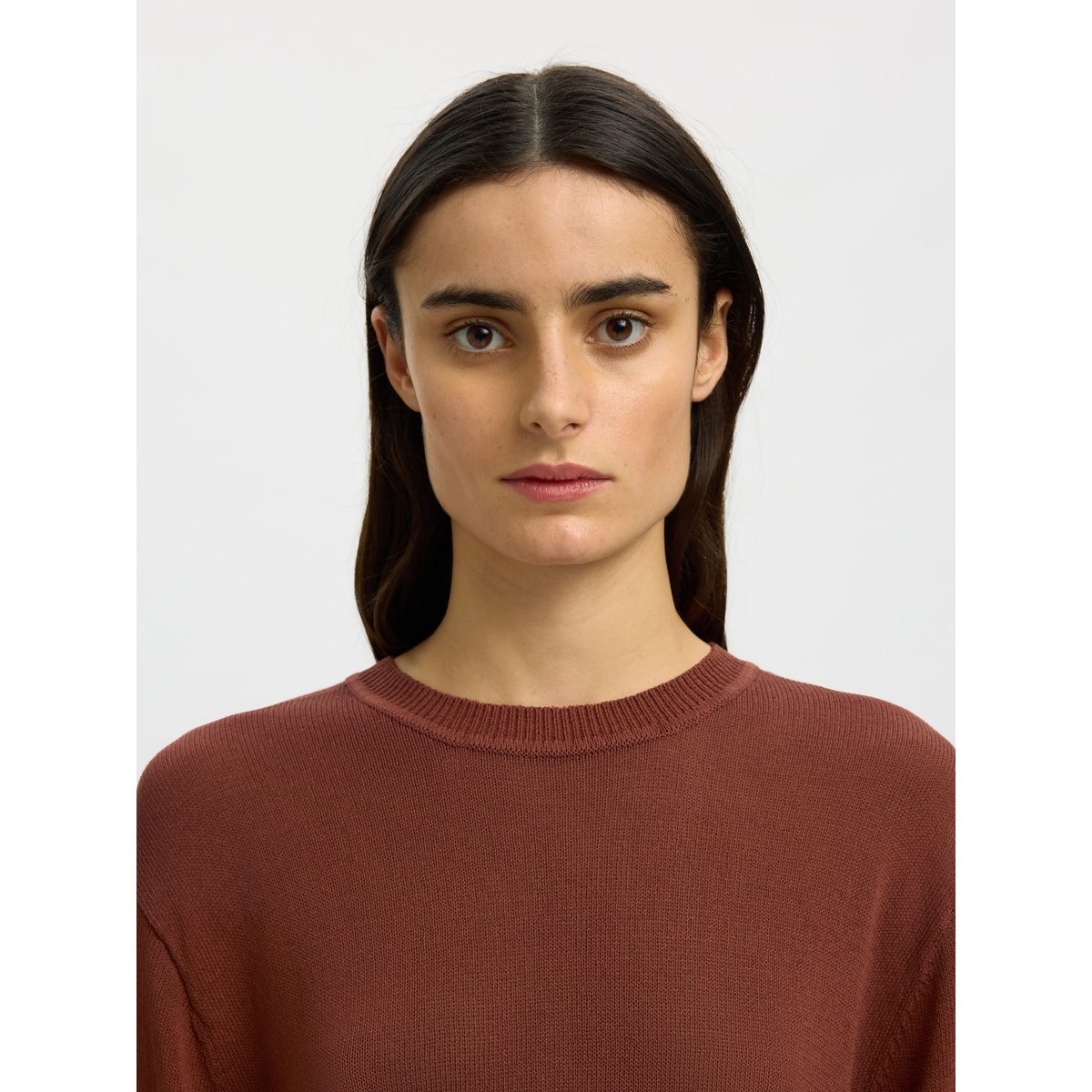 Top En Maille cherry mahogany, SELECTED