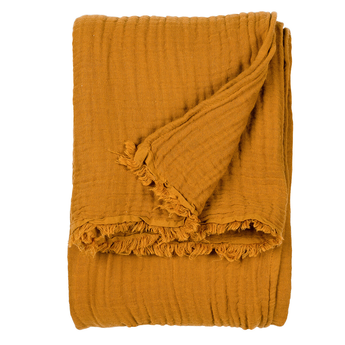 Lark Cotton Muslin Throw cumin, YARD
