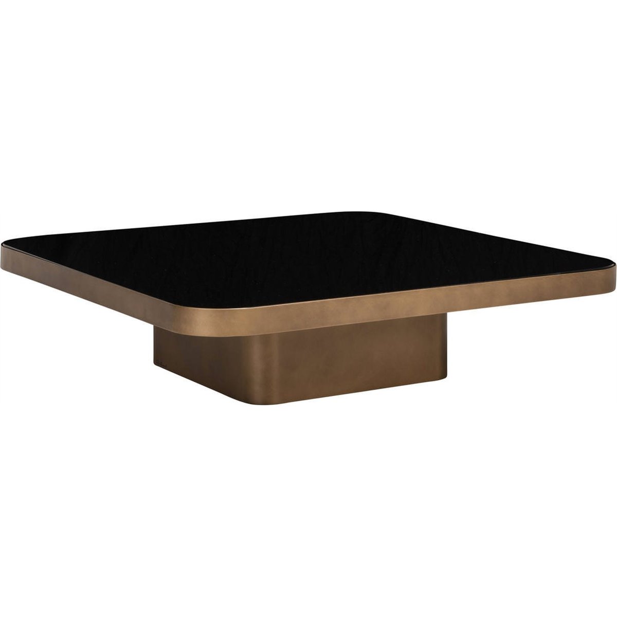 Table basse carrée CLARIDGE en céramique beige cumulus, RECOLLECTION