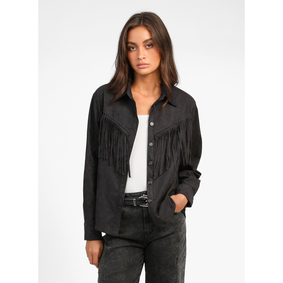 Chemise APACHE anthracite, AN'GE