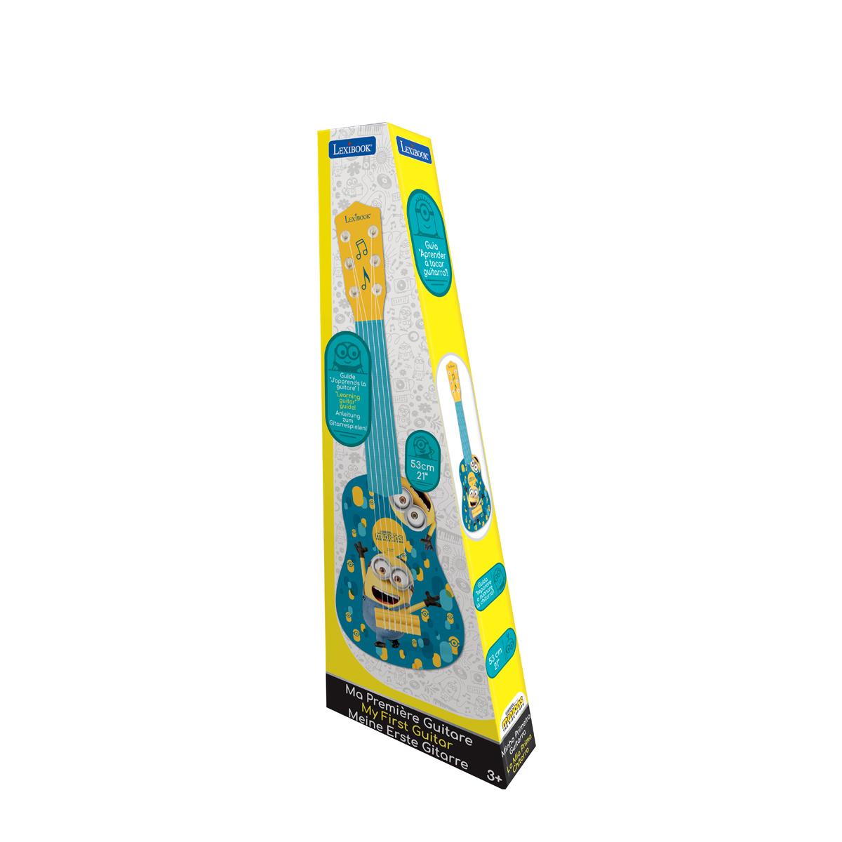 Ma Première Guitare Les Minions bleu, LEXIBOOK