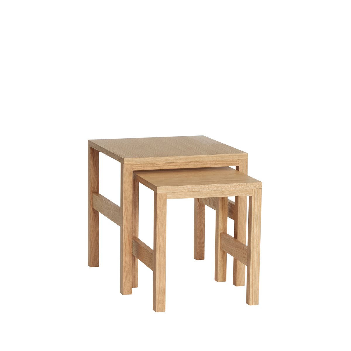 Table d'appoint en placage de chêne PUZZLE naturel, HUBSCH