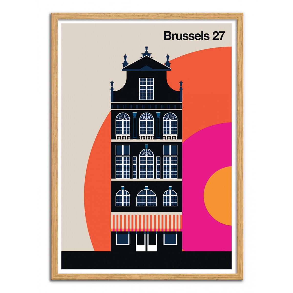 Affiche d'art - Brussels 27 - Bo Lundberg affiche d'art, WALL EDITIONS