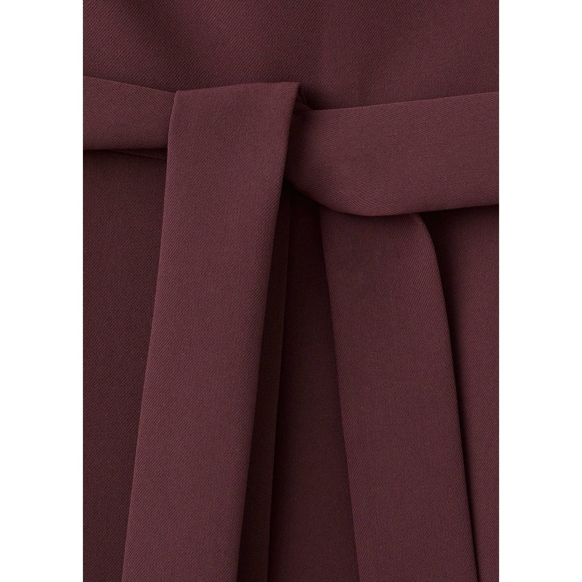 Combinaison asymétrique ceinture violet, MANGO