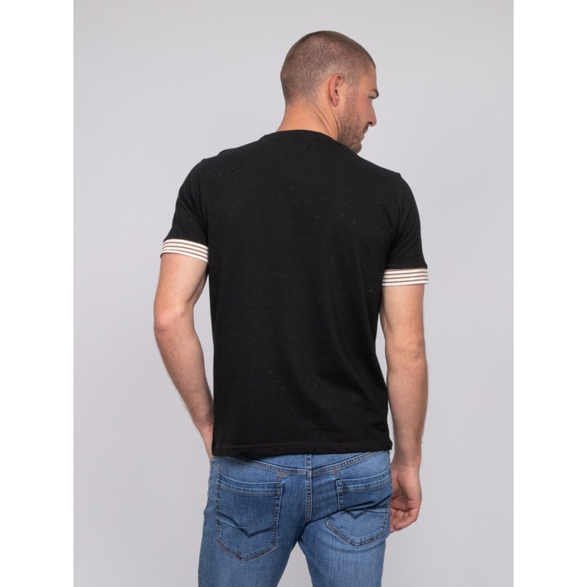 T-shirt Coton Nilanbal noir, RITCHIE