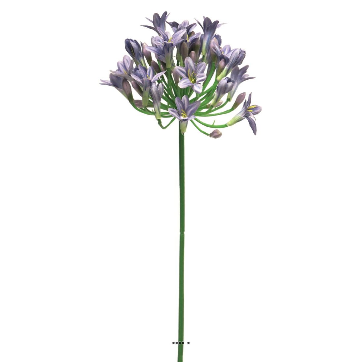 Agapanthe artificielle en tigeH 75cm, lavande, ARTIFICIELLES
