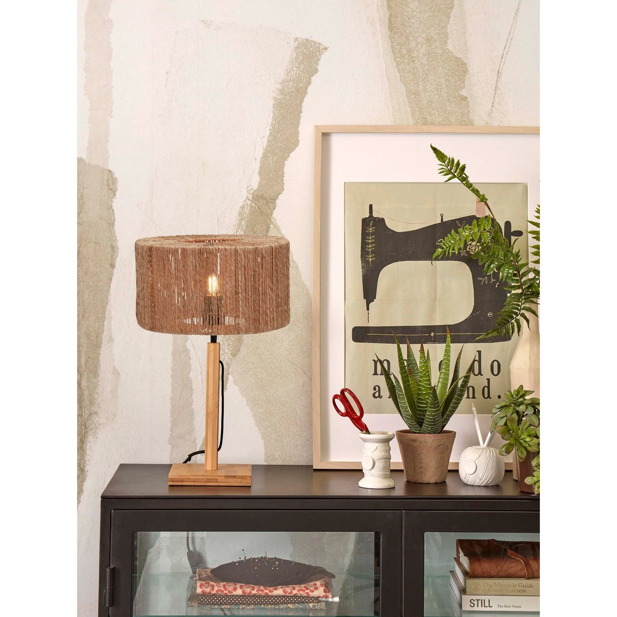 Lampe De Table Bambou IGUAZU naturel, GOOD & MOJO