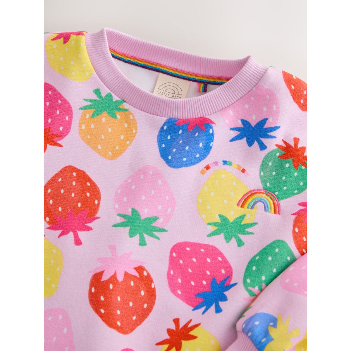 Ensemble pull et jogging, 2 pièces fraise arc-en-ciel, NEXT