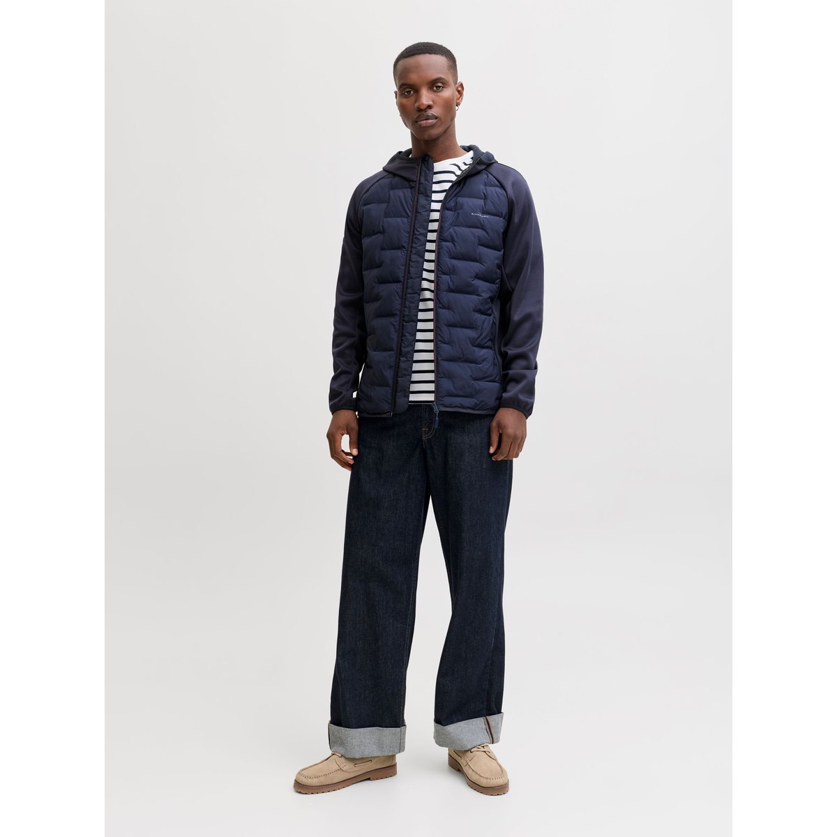 Veste Hybride navy blazer 1, JACK & JONES