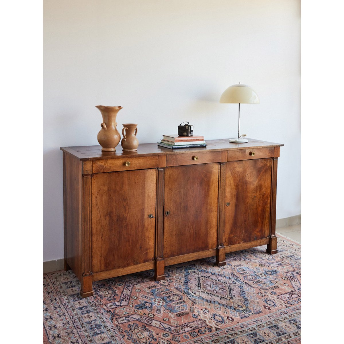 Enfilade style Empire en bois Margaret N°477 - Bon état bois foncé, DEBONGOUT