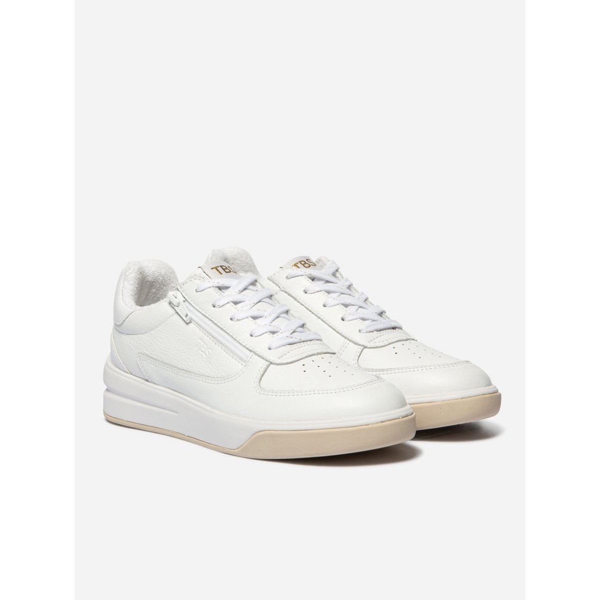 Baskets zippées CLAUZIP extra blanc, TBS