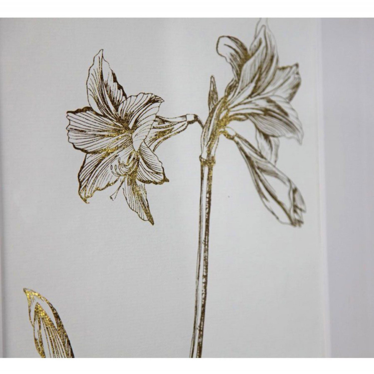 Tableau décoratif feuilles dorées (set de 2) or, INTERIOR'S