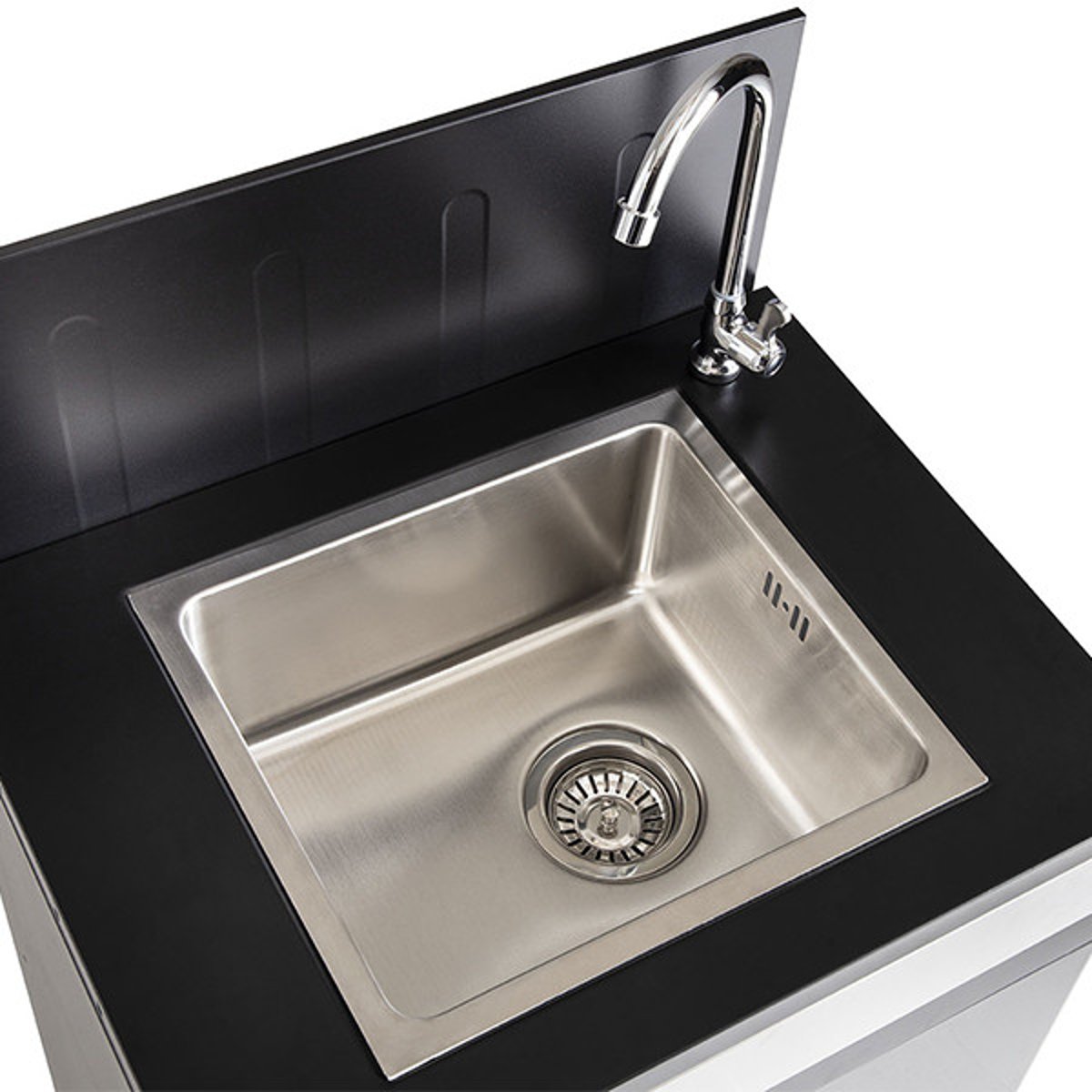Module Evier pour cuisine extérieure, FIDGI inox, COOK IN GARDEN