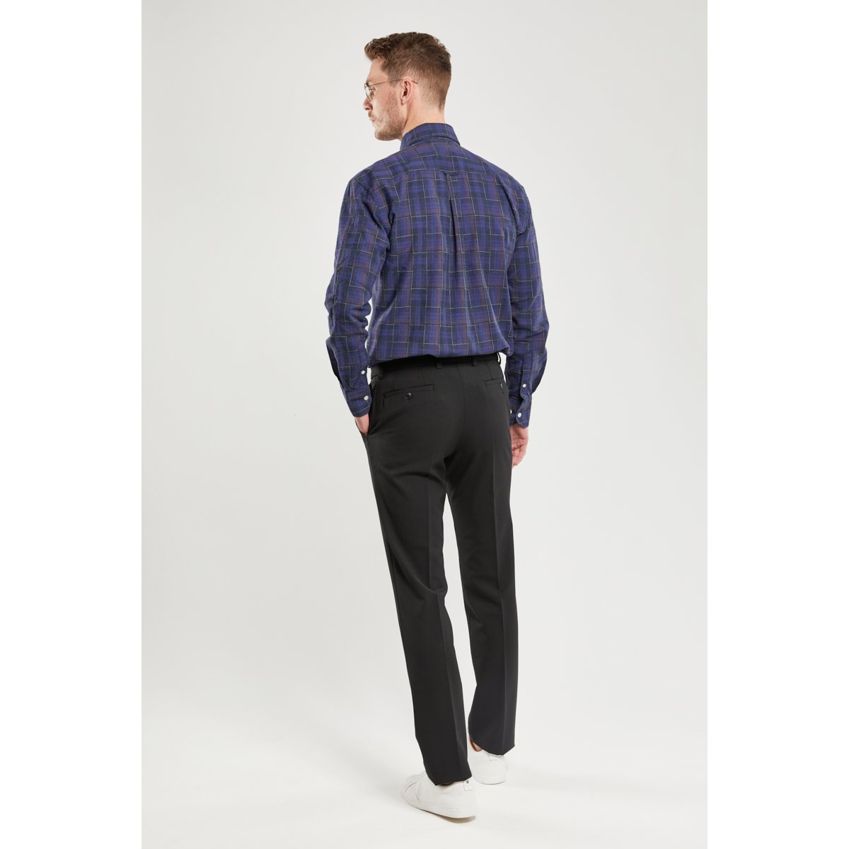 Pantalon de costume - laine mélangée noir, ARMOR-LUX