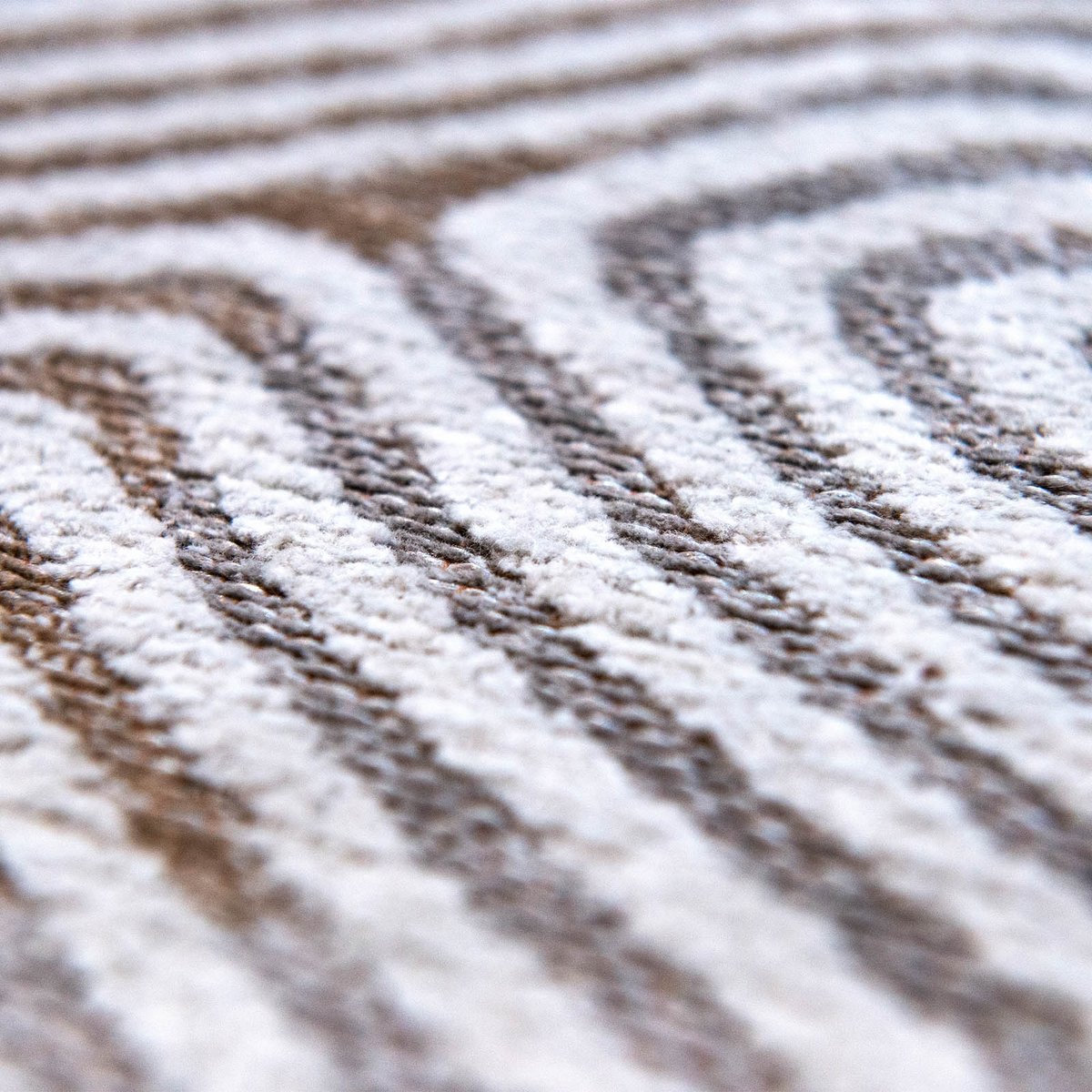 Tapis intérieur/extérieur tissé plat WHITE HORIZON gris, NOVATREND