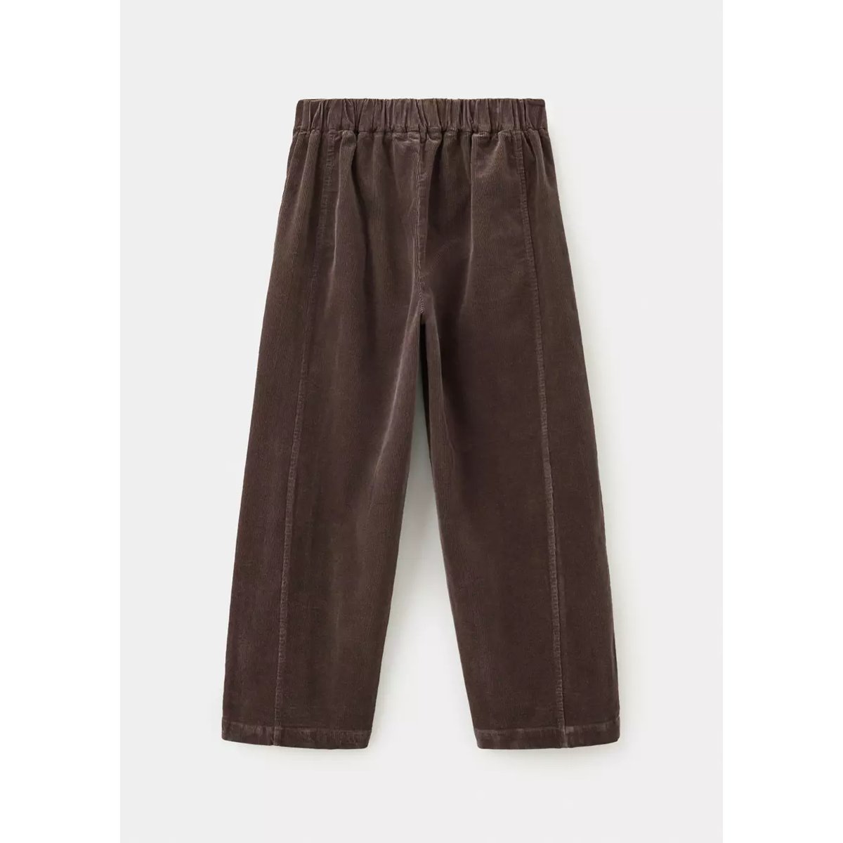 Pantalon ballon en velours côtelé marron, MANGO KIDS