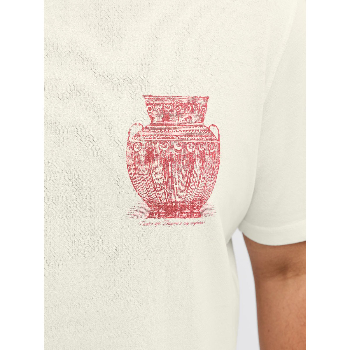 T-Shirt cloud dancer, JACK & JONES