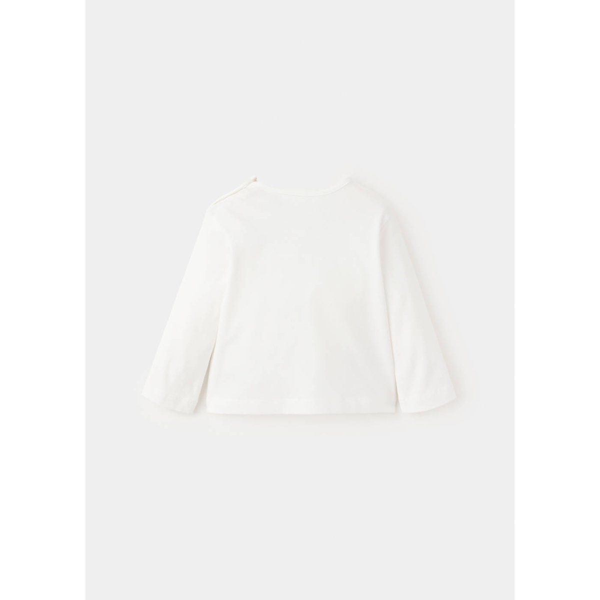 T-shirt en coton imprimé blanc cassé, MANGO BABY