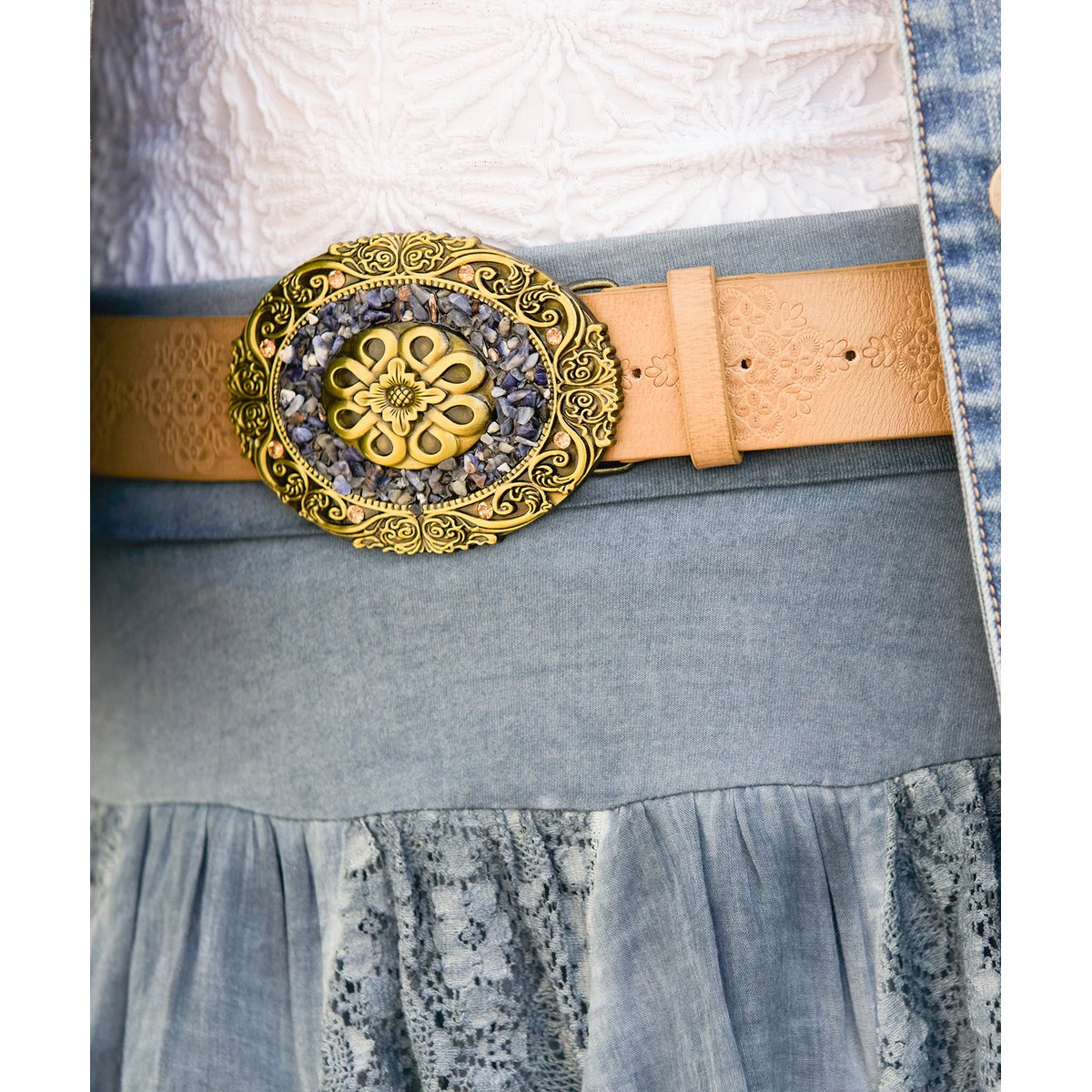 Ceinture Embossée Ornée tanner, JOE BROWNS