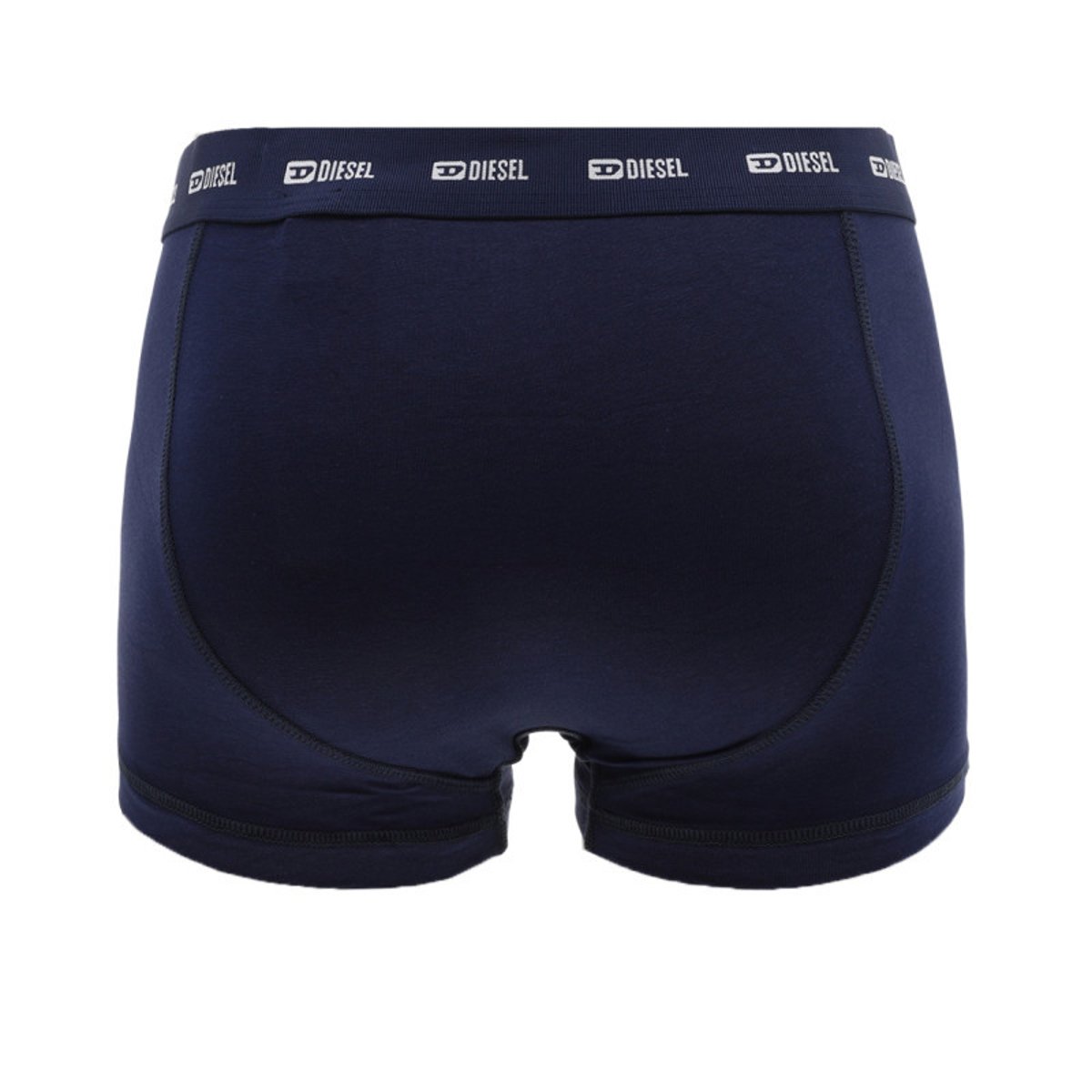 Lot de 3 boxers en coton marine et noir unis avec un imprimé camouflage marine et noir, DIESEL