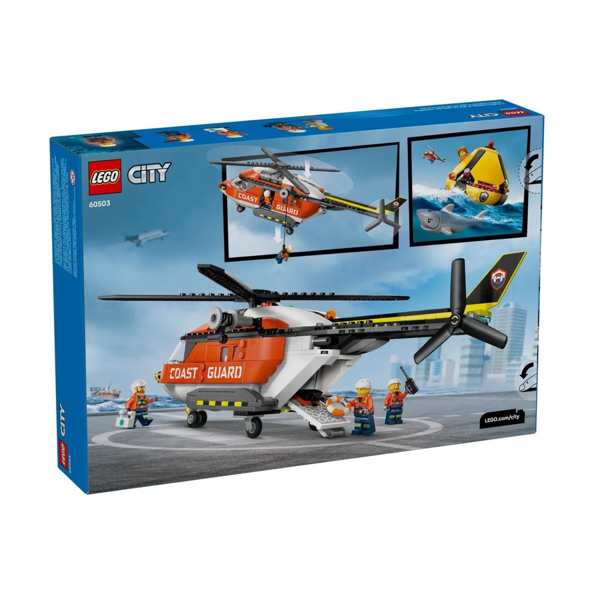 City L'hélicoptère des garde-côtes multicolore, LEGO
