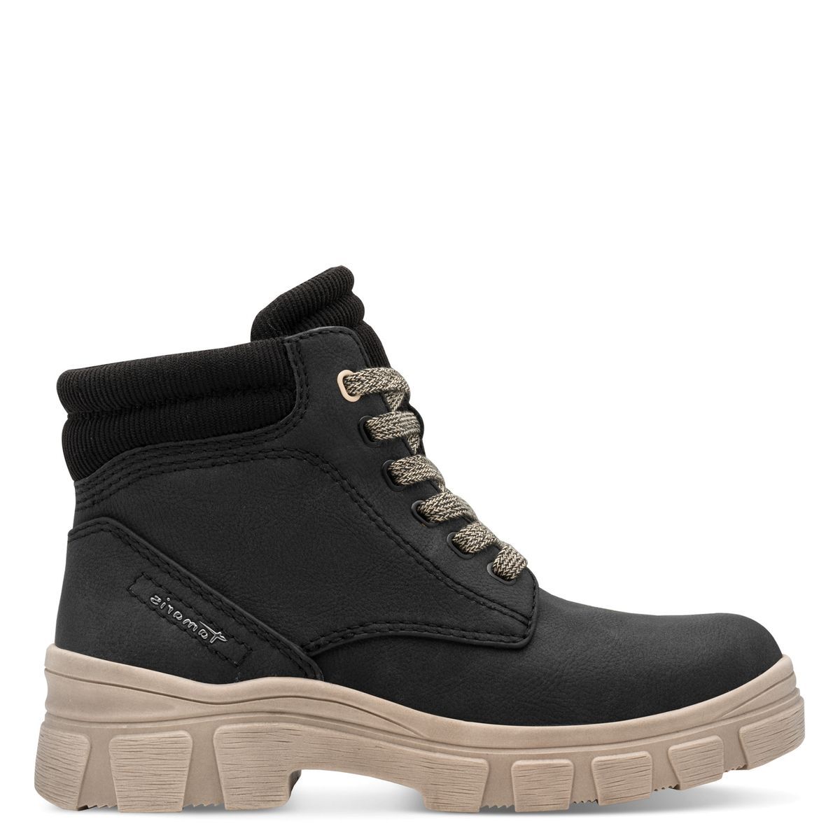 Bottine zippée noir, TAMARIS