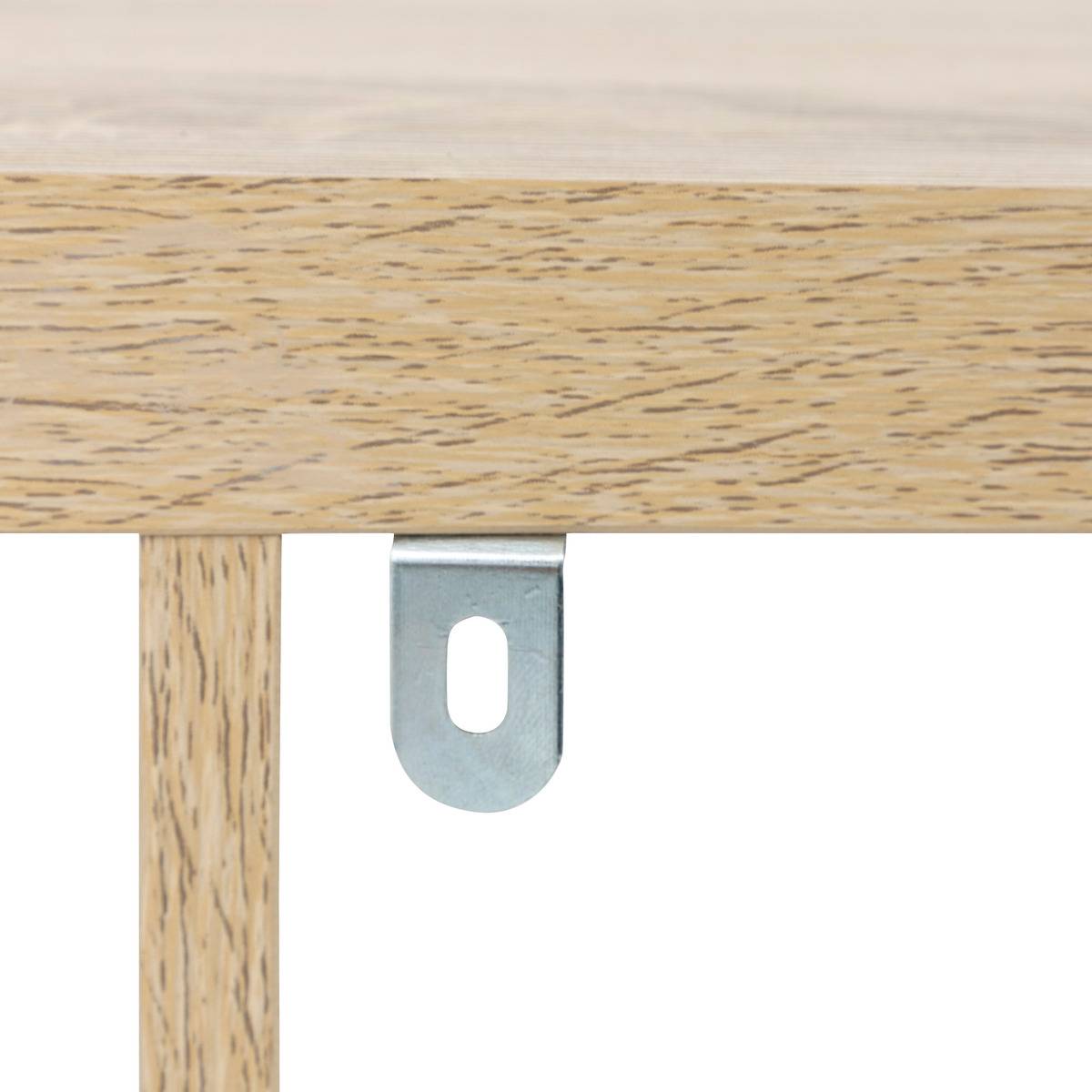 Buffet étagères modulable effet bois BIVOAK beige, 5FIVE SIMPLY SMART