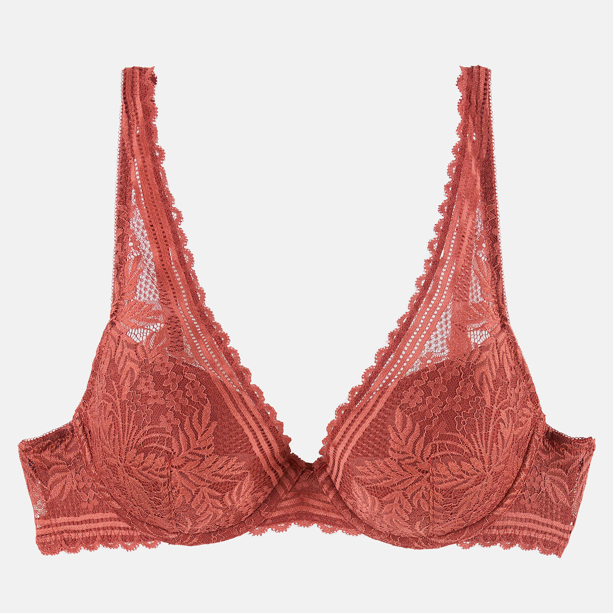 Sujetador fular Signature, JEANNE marrón cobrizo, LA REDOUTE COLLECTIONS