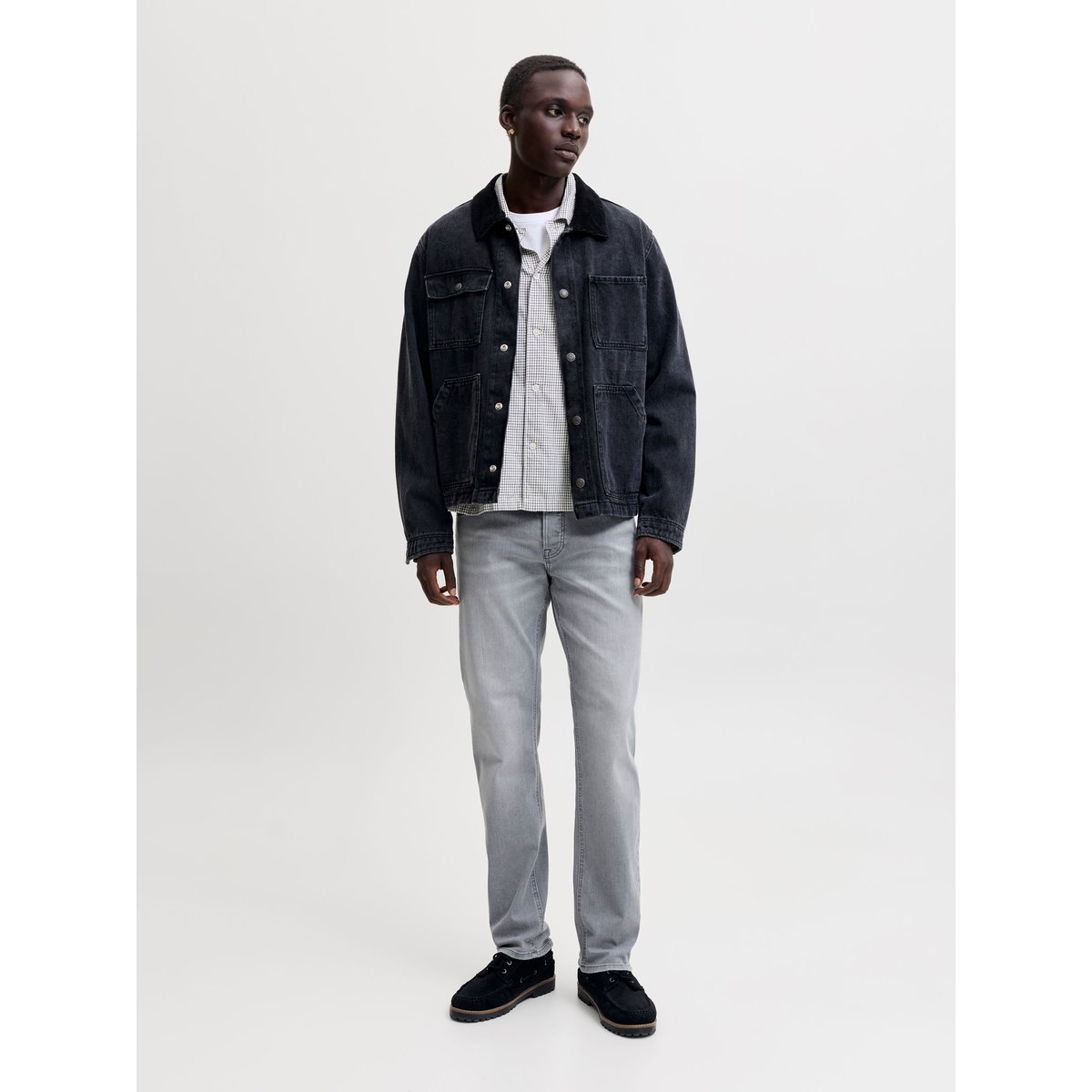 Jean Coupe Tapered grey denim, JACK & JONES