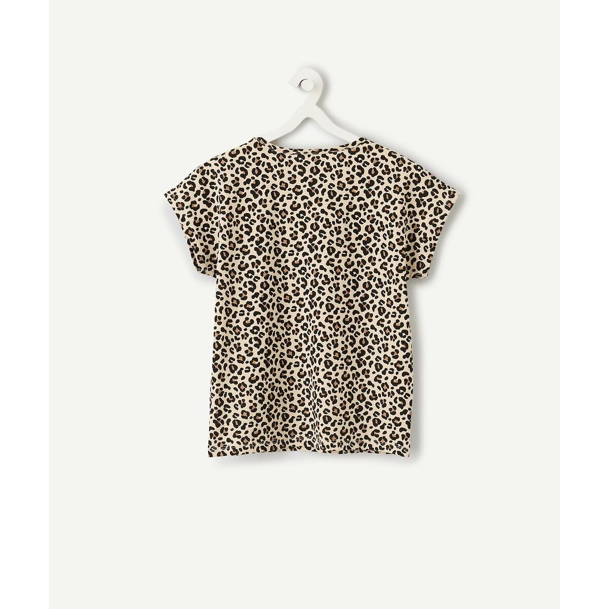 T-Shirt mit Pailletten-Motiv leopardenmuster, TAPE A L'OEIL