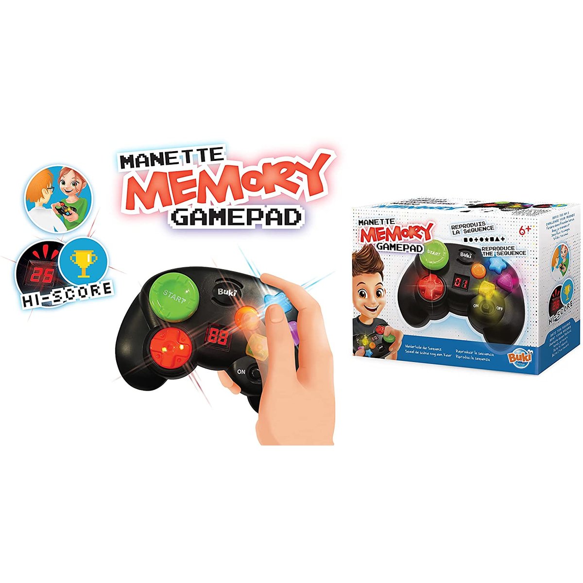 Manette Memory noir, BUKI FRANCE
