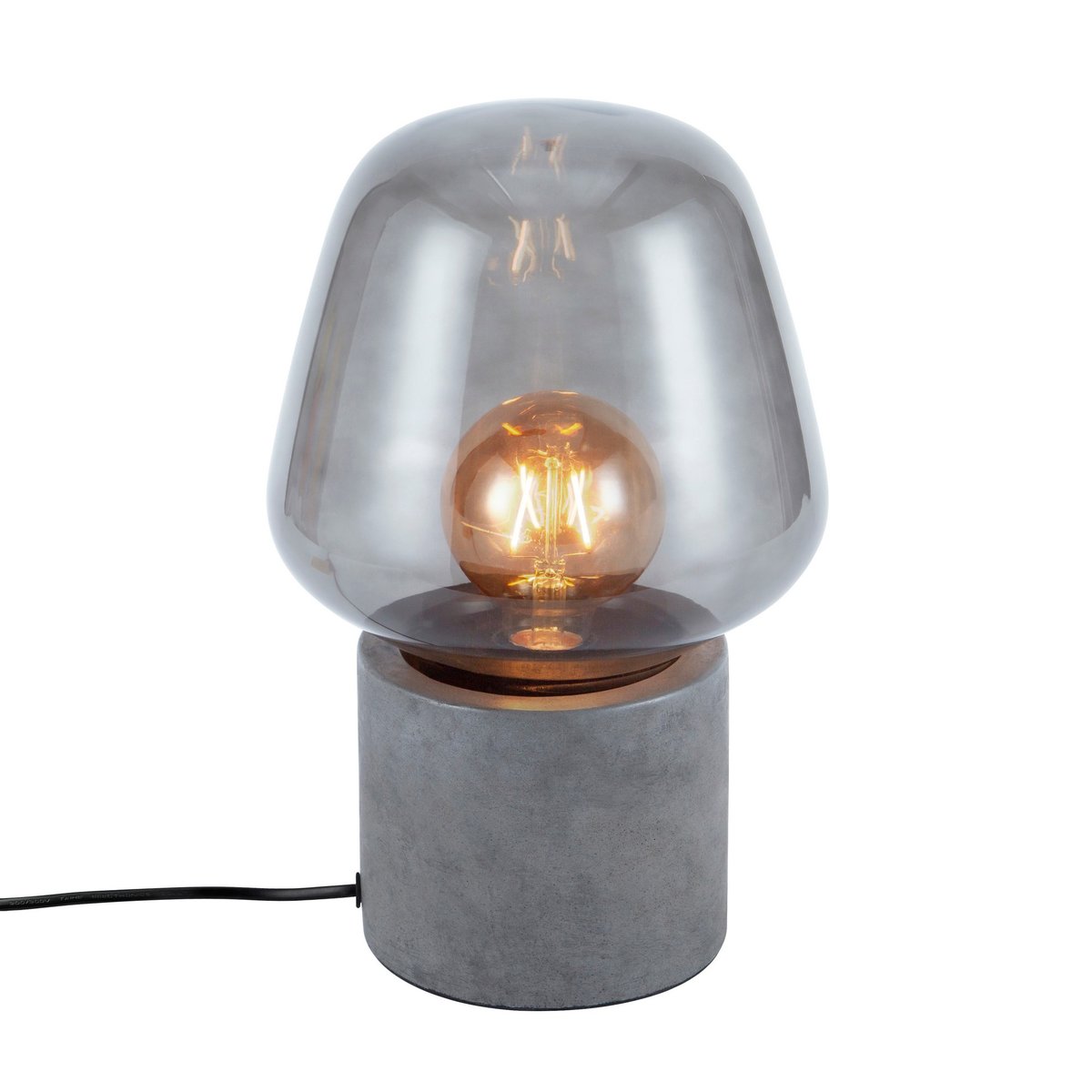 Lampe à poser style industriel en béton, CHRISTINA 20 gris, NORDLUX