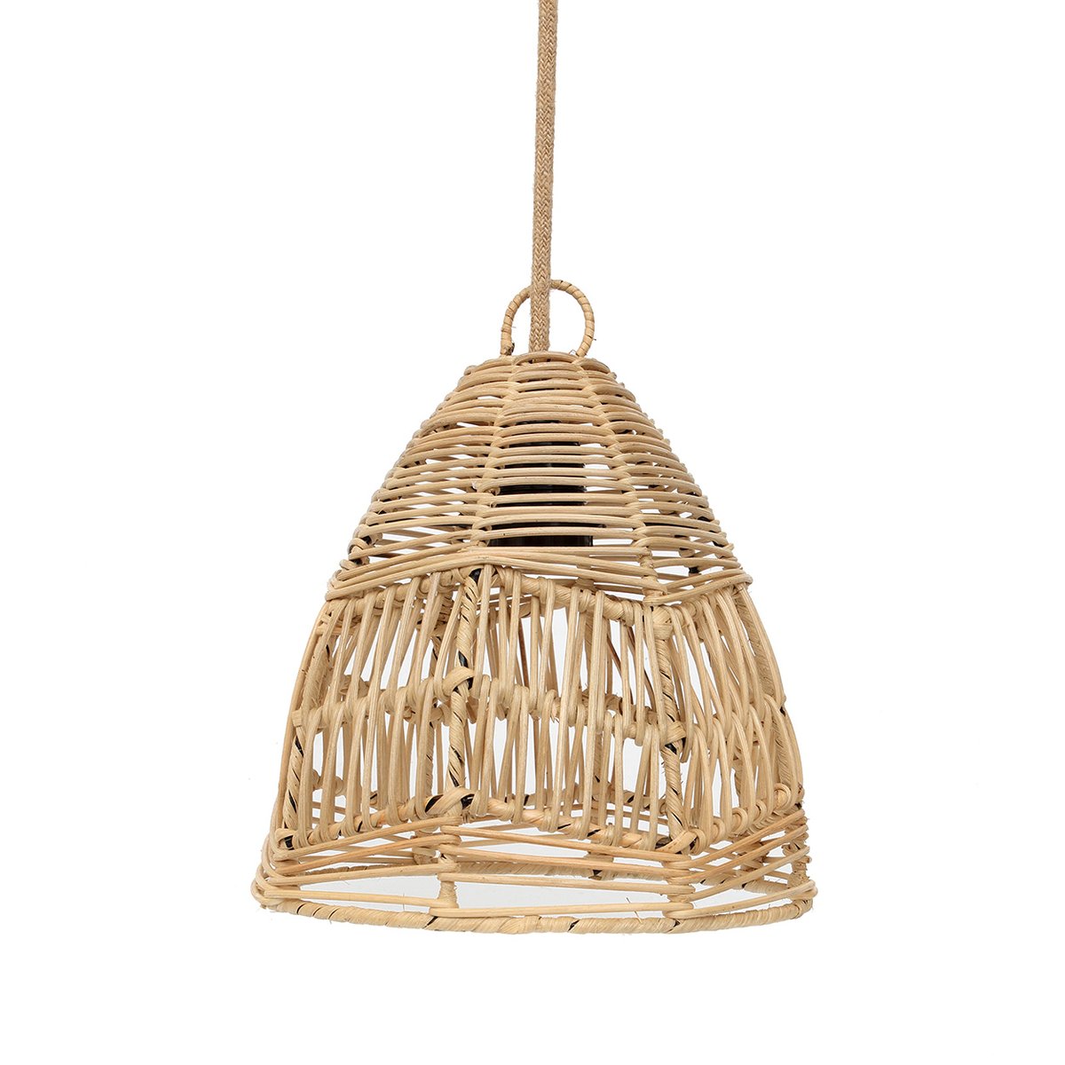 Suspension en rotin BALA beige, BAZAR BIZAR