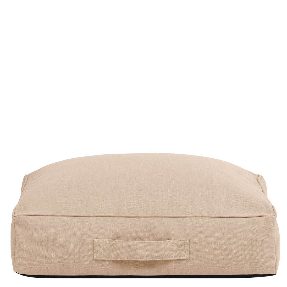 Pouf coussin de sol extérieur en oléfine imperméable, Oeko-Tex® - SOLUS beige, ICON