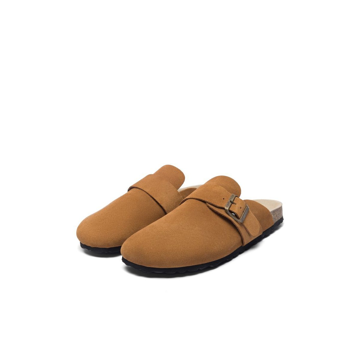 Mules Plates cognac, BIANCO