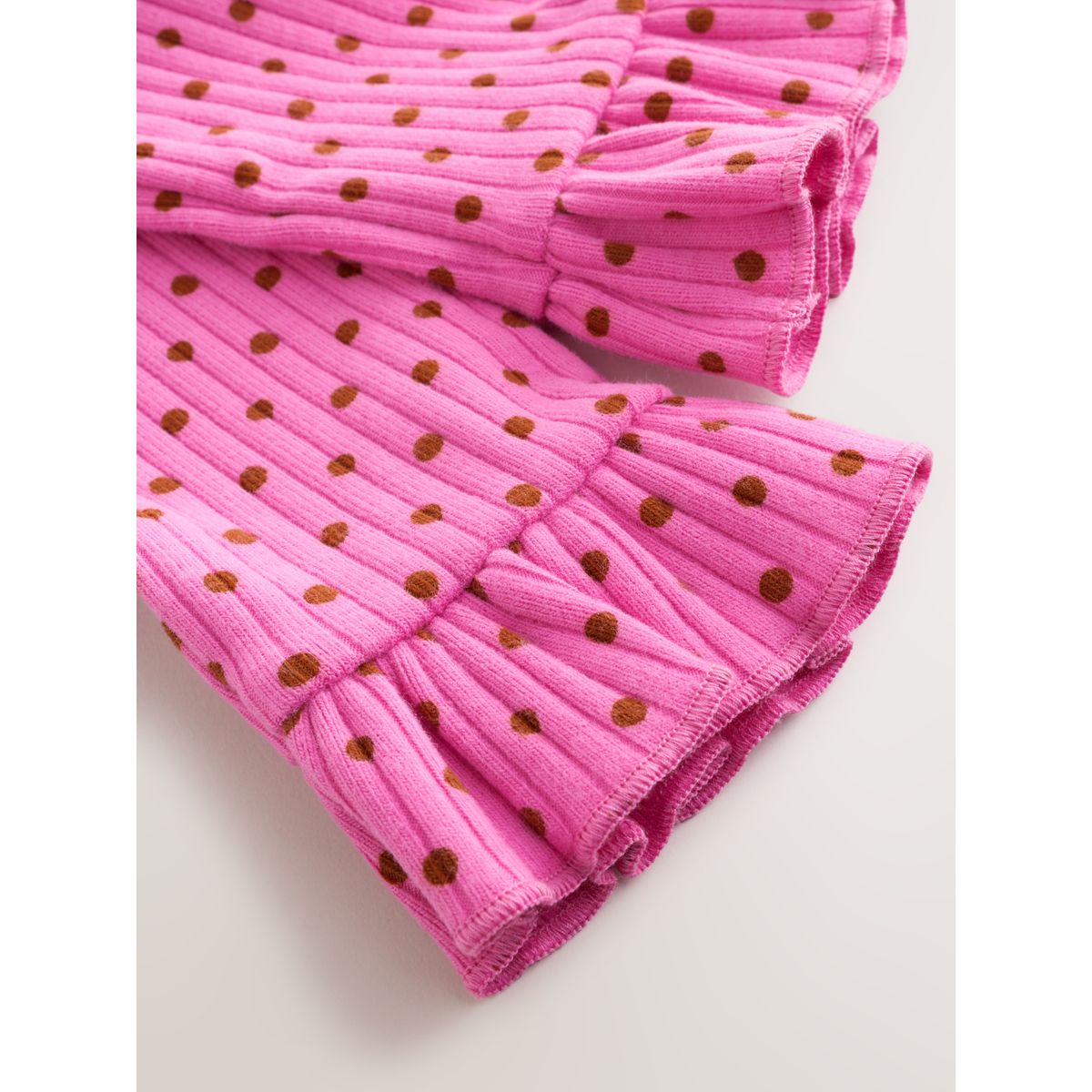 Cardigan à manches longues et volants pois roses, NEXT