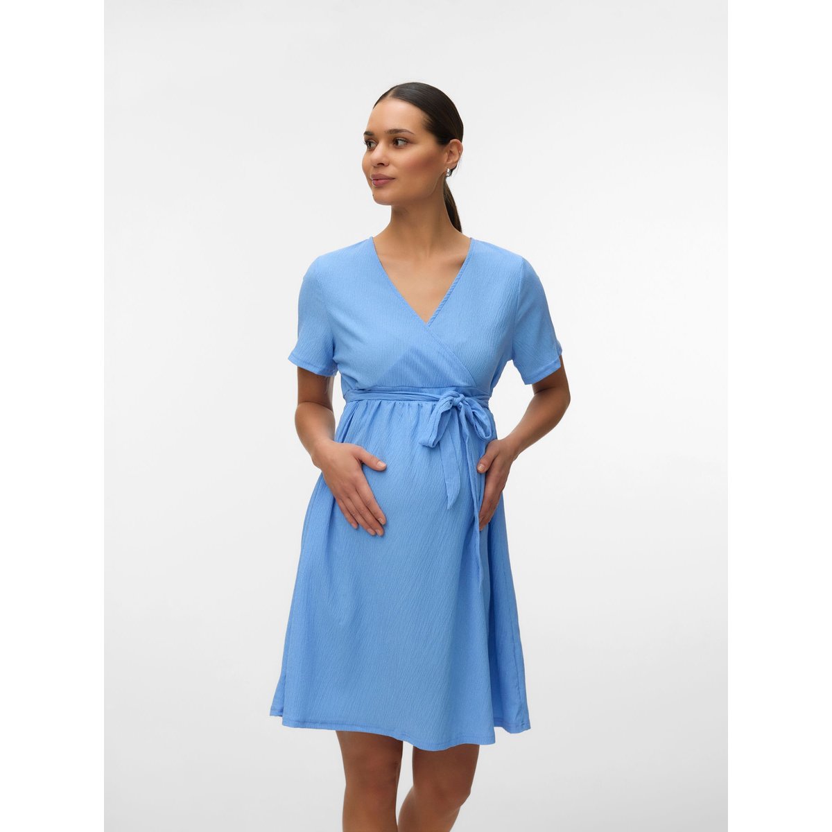 Robe cornflower blue, MAMA LICIOUS