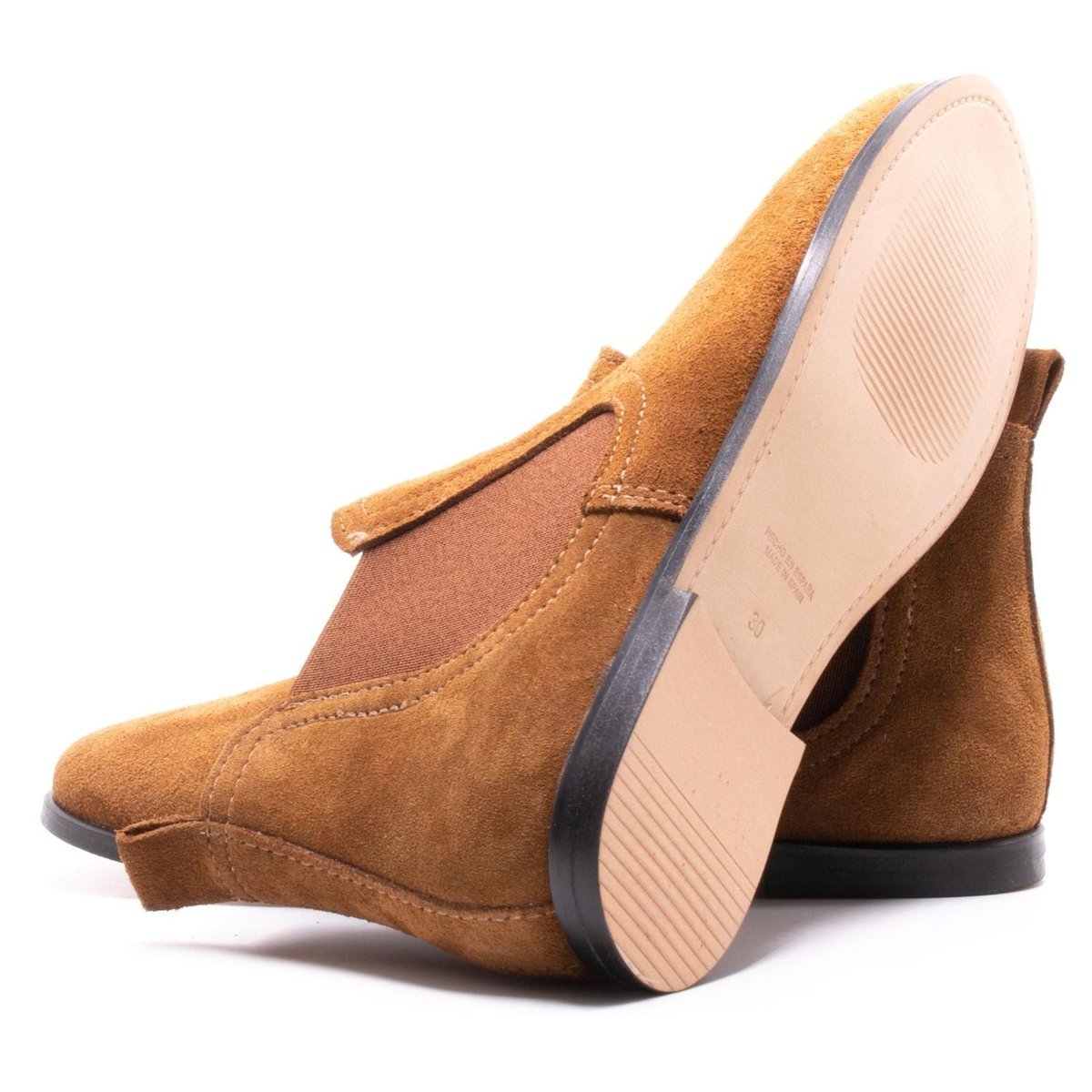 Boni Gildas - bottines en daim beige foncé, BONI&SIDONIE