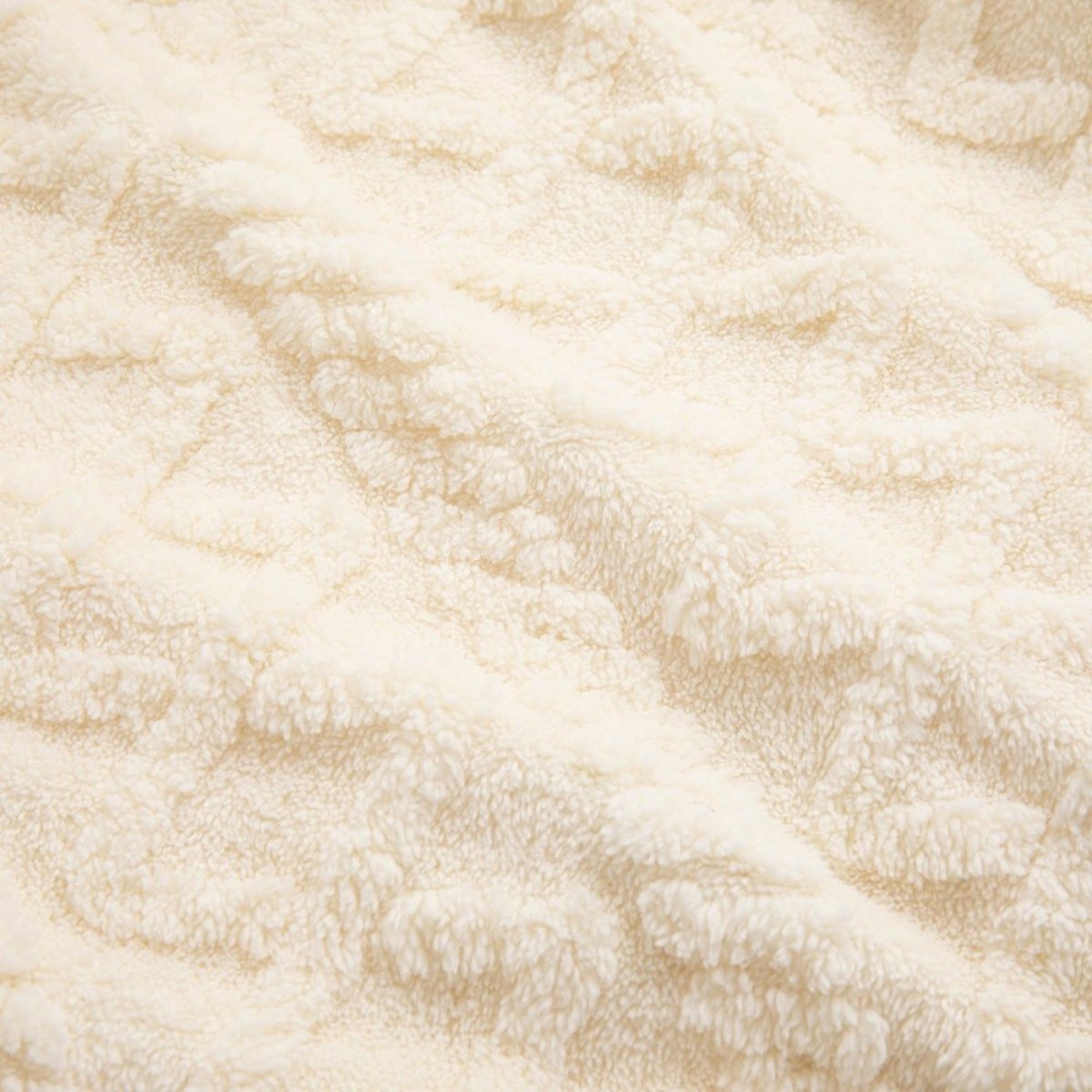 Couverture 2 Personnes Sherpa Xxl 240x220 Coloris Beige beige, DECORATIE