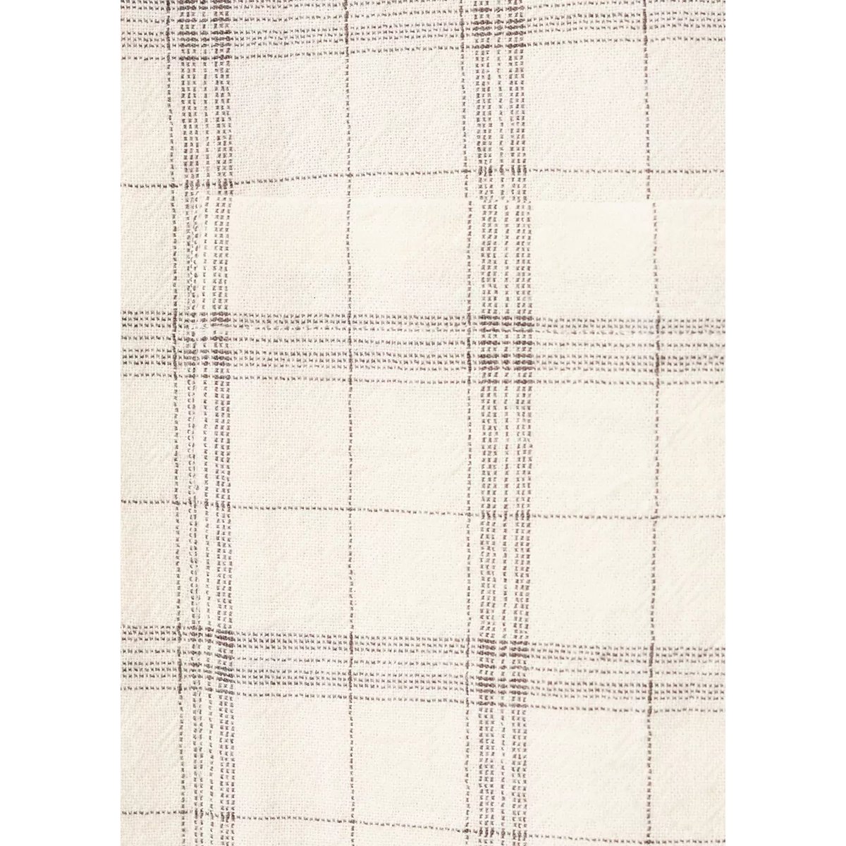 Chemise 100 % coton à carreaux avec col bowling blanc cassé, MANGO MAN