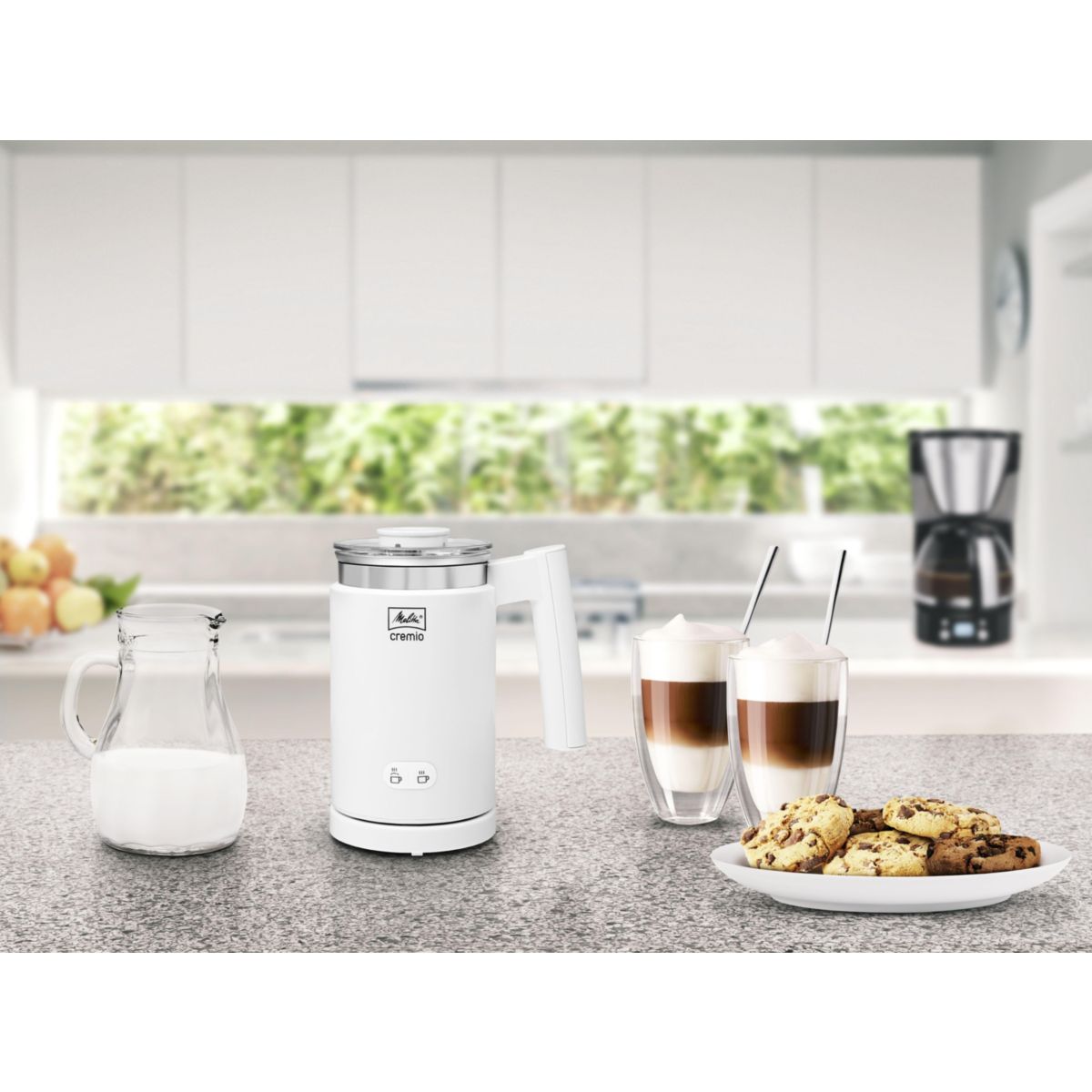 Mousseur à lait Cremio II 1014-01 Blanc blanc, MELITTA