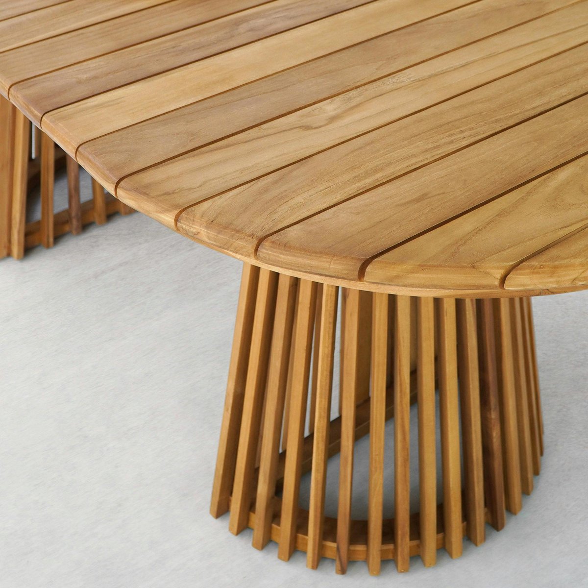 Table à manger en teck naturel 200x100 KUTA bois naturel, PIER IMPORT