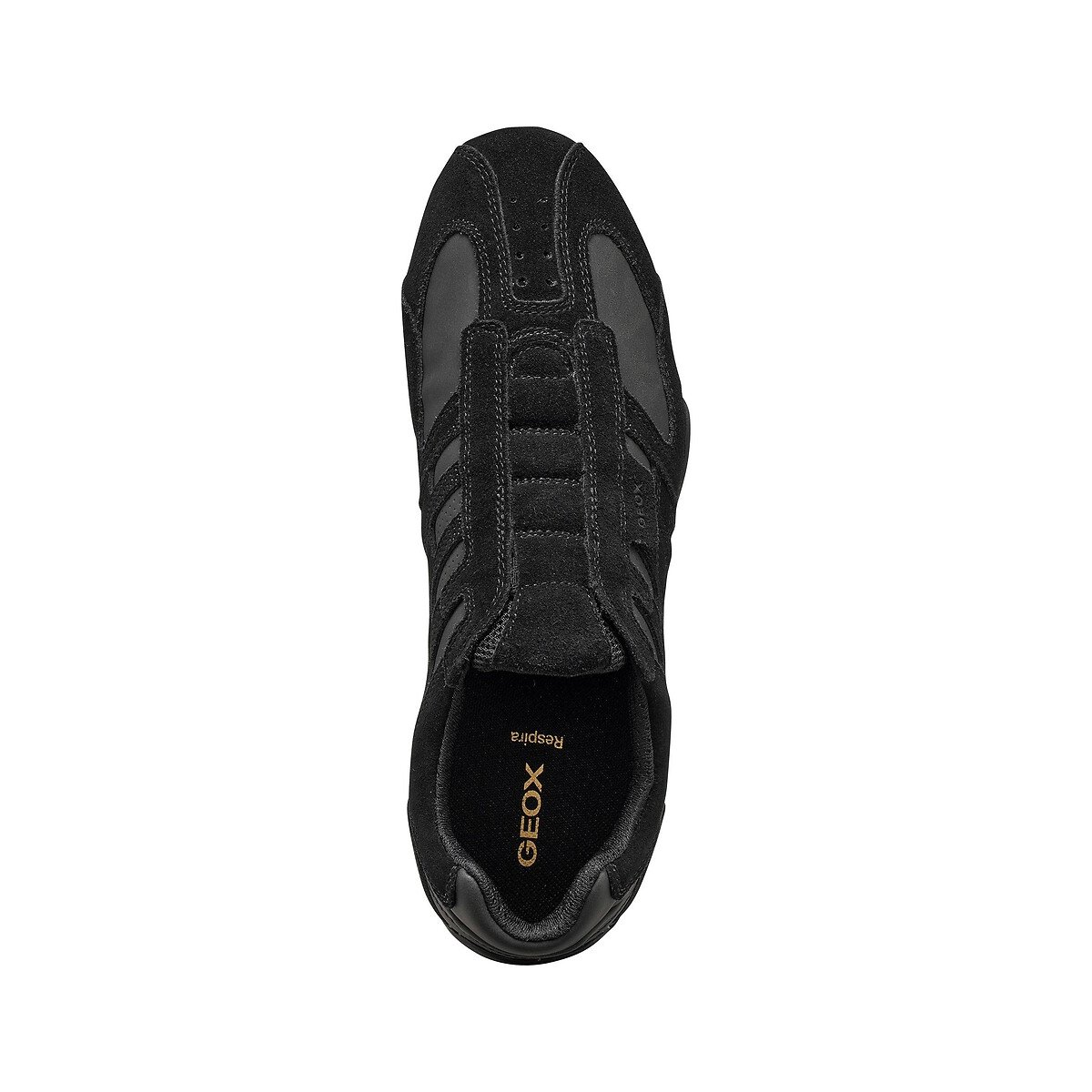 Zapatillas transpirables para ponerte sin manos, SNAKE negro, GEOX