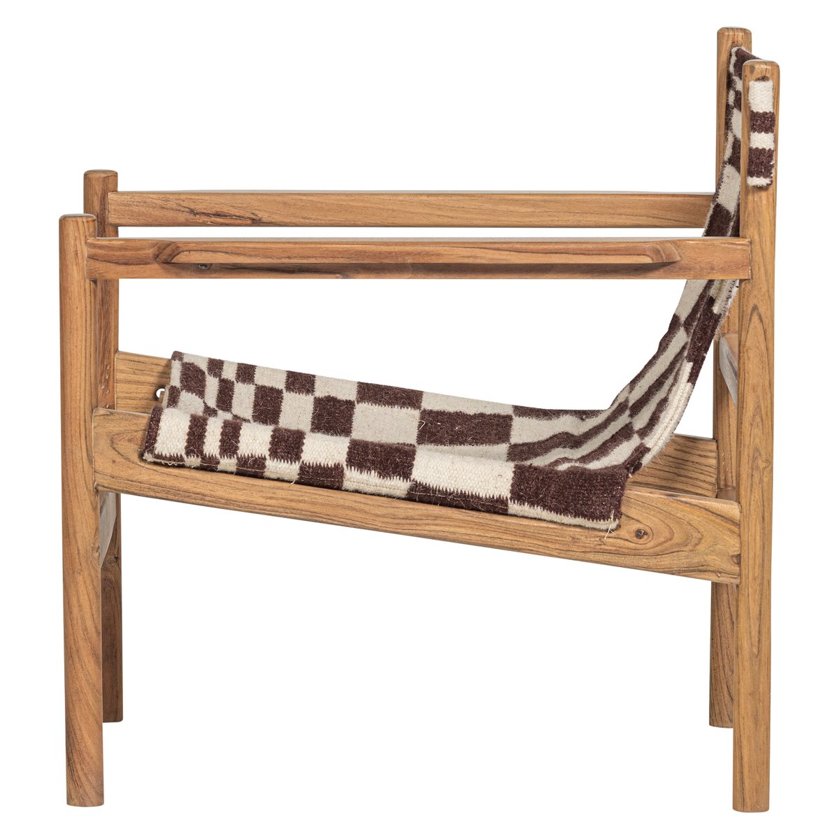 Fauteuil en bois d'acacia ZANO naturel, WOOOD